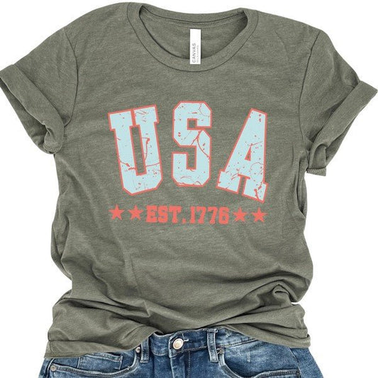 USA EST 1776 Independence Day Classic T-shirt