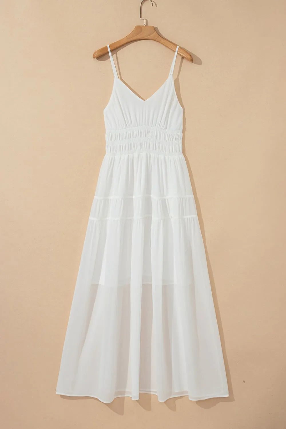 V - Neck High Waist Cami Dress